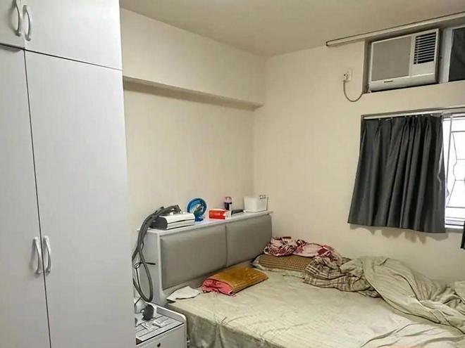 没有阳台装修非常极简真羡慕！一家四口在香港仅有55平新房(图6)