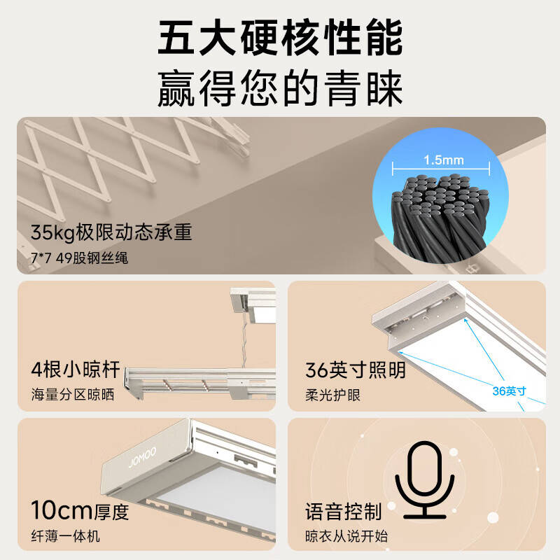 高性价比产品轻松解放双手！电动智能晾衣架推荐：10款(图5)
